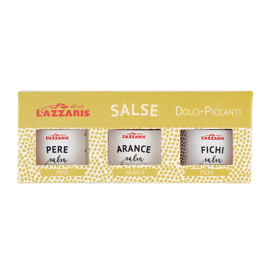 Tris Salse (Pere, Arance, Fichi) - 50g x 3 vasi