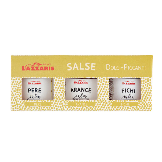 Tris Salse (Pere, Arance, Fichi) - 50g x 3 vasi