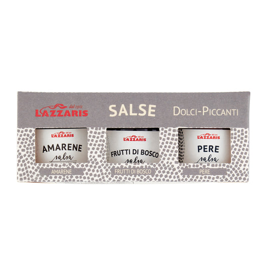 Tris Salse (Pere, Amarene, Frutti di Bosco) - 50g x 3 vasi